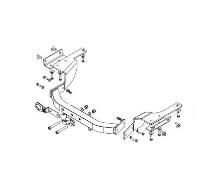 Фаркоп Baltex для Toyota Highlander 2020- 249469 в 